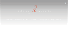 Tablet Screenshot of laforestsabourin.com